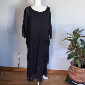 Chic Black Long Sleeve Dress